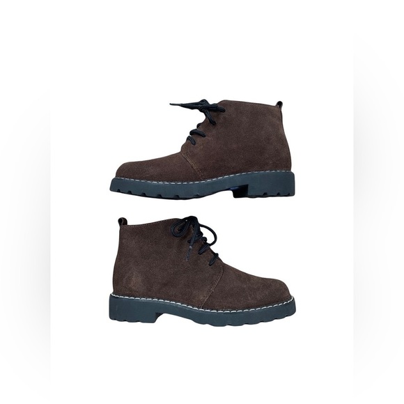 Keds NWOT Toddler Size 11.5 Brown Leather Suede Boots - Picture 1 of 10